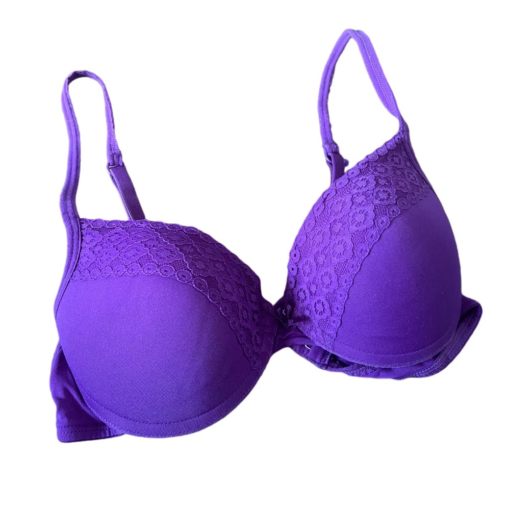 PURPLE LACE BRA